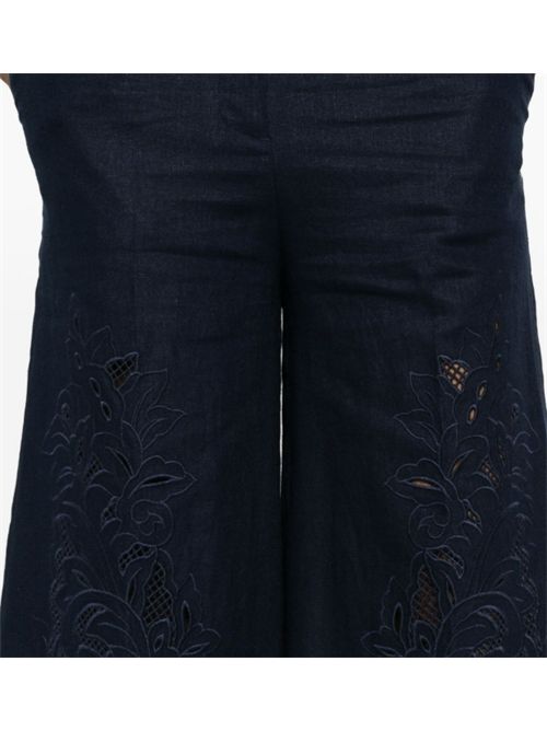CROPPED PANTS TWIN SET | 261TP231313172 BLUE NIGHT